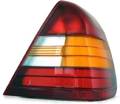 RH TAILAMP LENS W202  RED - AMBER