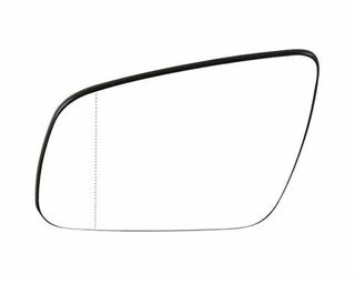 LH MIRROR GLASS VAN WEZEL 3091837