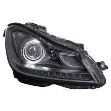 RH HEADLAMP W204 BI-XENON MB