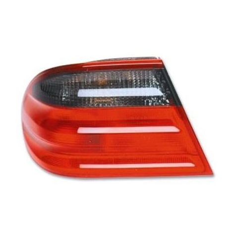 LH REAR TAILAMP RED BLACK W210 99-