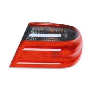 RH REAR TAILAMP RED BLACK W210 99-
