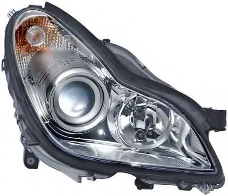 RH HEADLAMP W219 H4 MB