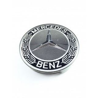 CENTRE CAP ALLOY EMBLEM BLACK 9040