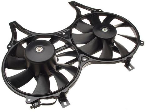 A/C RADIATOR FAN TWIN W210