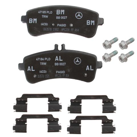 REAR DISC PADS W205 W221 25163.02