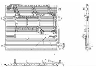 A/C CONDENSOR W164 MB