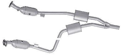 FRONT EXHAUST SYSTEM CATALYTIC CONVERTERS