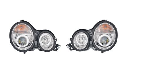 LH RH HEADLAMP W210 -99 PROJECTOR (PAIR) TAI
