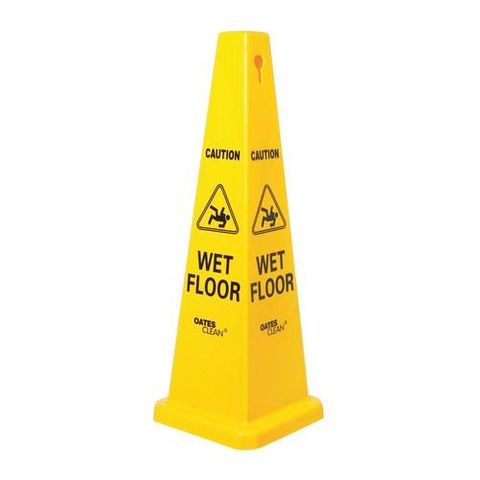 Wet Floor Pyramid Yellow