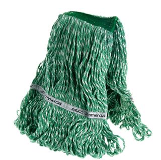 Looped Mop Head Green  - 400gm