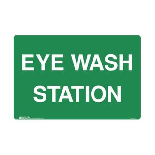 Emergency Information Sign - Eye Wash Station (Polypropylene) H450mm x W600mm