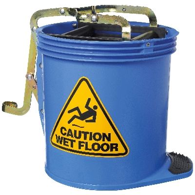 Wringer Bucket Metal  - Blue