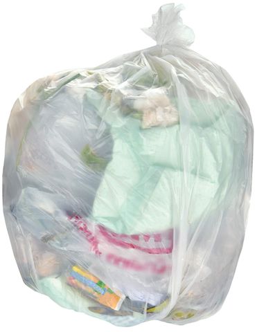 240L Medium Duty Bin Liner Clear - 200