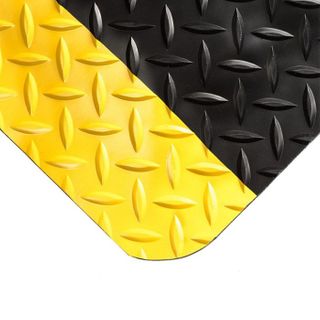 Anti-Fatigue Ergonomic Mat - Black/Yellow 900x1500mm