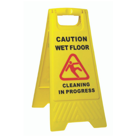 Wet Floor Sign A Frame Yellow