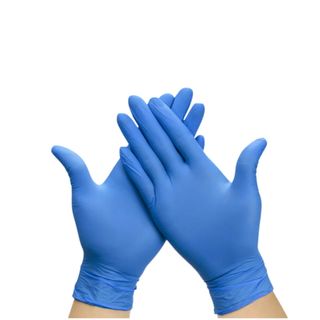 Nitrile Glove Blue Powder Free Large  - 100