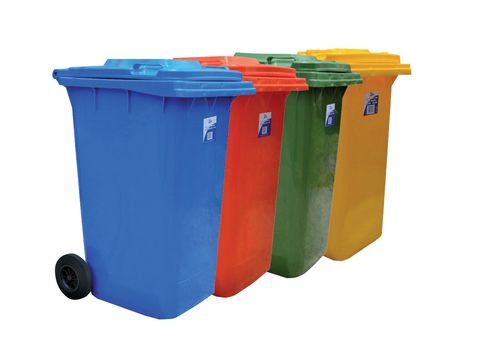 Blue HD Bin With Wheels - 240L