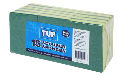 Sponge Scourer - 15pk