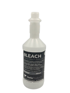 Labelled 750ml Long Neck Bottle -  Bleach