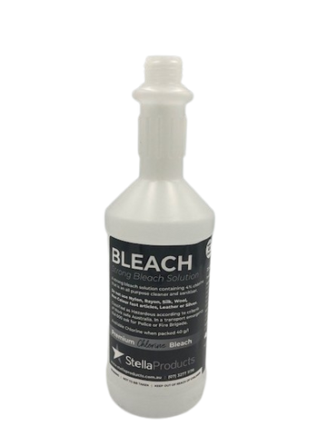 Labelled 750ml Long Neck Bottle -  Bleach