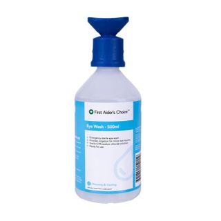 Saline Eye Rinse w/ Eye Cap 500ml