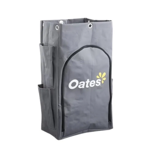 Oates Janitors Cart Repl Bag Grey&nbsp;with Zip