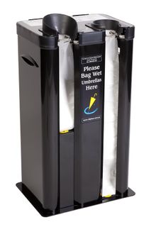 Umbrella Bagging Machine - Double Barrel Black