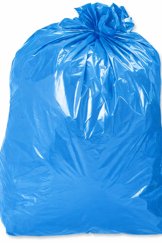 82lt Blue Heavy Duty Bin Liners - 500