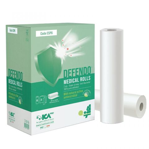 Medi Sheet Roll Small - 2 ply 70m - 280 Sheet - 6 (ESP6)