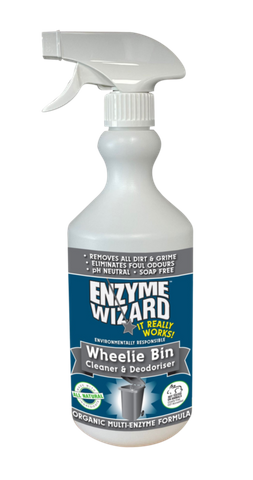 Enzyme Wizard Wheelie Bin Cleaner  & Deoderiser Spray Bottle 750ml