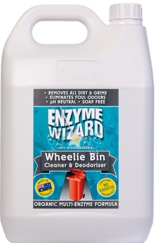 Enzyme Wizard Wheelie Bin Cleaner  & Deoderiser 5L
