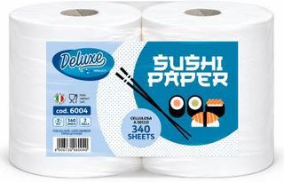 Sushi / Seafood Paper 2 Ply Airlaid 340 Sheets - 2 Rolls