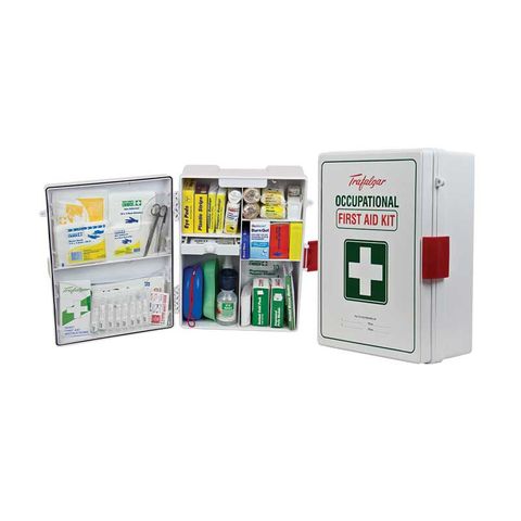 Trafalgur First Aid Kit Wall Mounted Plastic