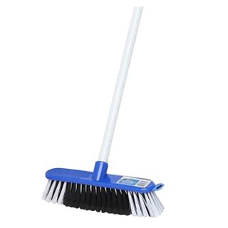 Indoor Broom With Handle - Blue