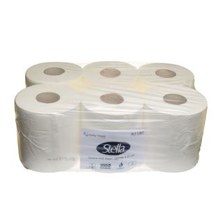92180 ; Luxury Centre Pull Towel 180m - 6 Rolls