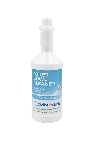 Labelled 750ml Long Neck Bottle - Toilet Cleaner