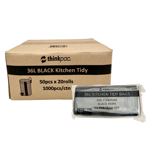 36L Tidy Liner Black- 1000