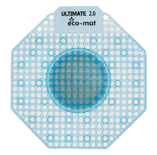 Domed Urinal Screen Kiwi Grapefruit