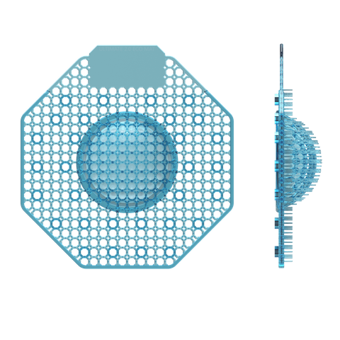 Domed Urinal Screen- Kiwi Grapefruit : U2SKG