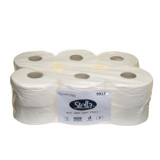 99170 : Premium Mini Jumbo Toiet Tissue 170m - 12 Rolls