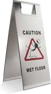Wet Foor Sign A Frame Stainless Steel