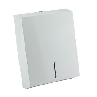 Metal White Dispenser Ultra / Slim Fold