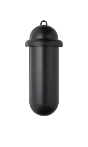 SaniPod : Pod Classic 7Lt Black Manual Single Sanitary Unit.