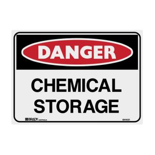 Danger Sign - Chemical Storage