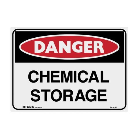 Danger Sign - Chemical Storage