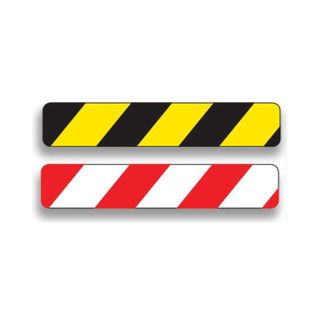 Hazard Stripe Anti-Slip Tread Yellow/Black - H150 x W610mm