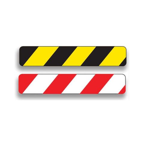 Hazard Stripe Anti-Slip Tread Yellow/Black - H150 x W610mm