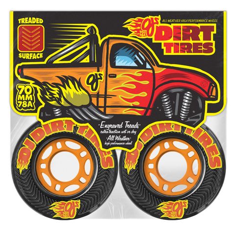 70 DIRT TIRES THUNDER JUICE BLK 78A