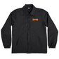 THRASHER FLAME DOT COACH JACKET BLACK