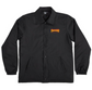 THRASHER FLAME DOT COACH JACKET BLACK